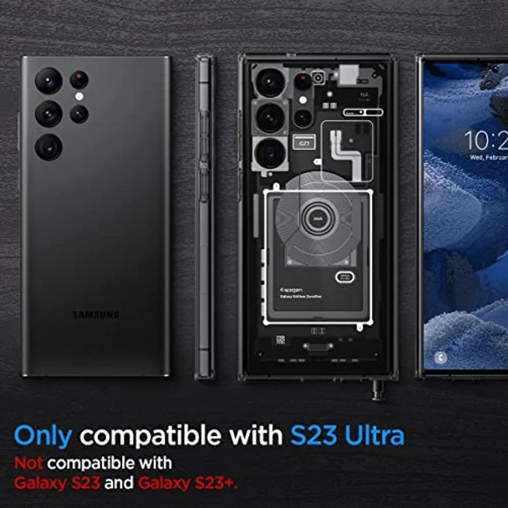 Spigen Ultra Hybrid ZeroOne Hülle Kompatibel mit Samsung Galaxy S23 Ultra 5G -ZeroOne – Bild 2
