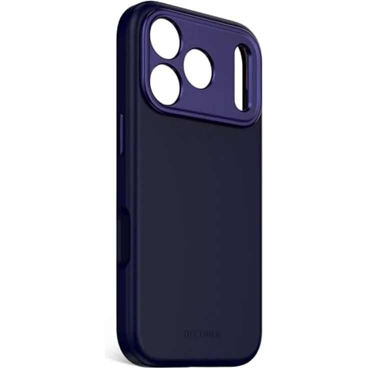 Decoded Silikonhülle für iPhone 17 Pro, Antibakterielle Beschichtung, MagSafe Kompatibel, Fallschutz, Kratzfest, Dunkel Blau – Bild 2