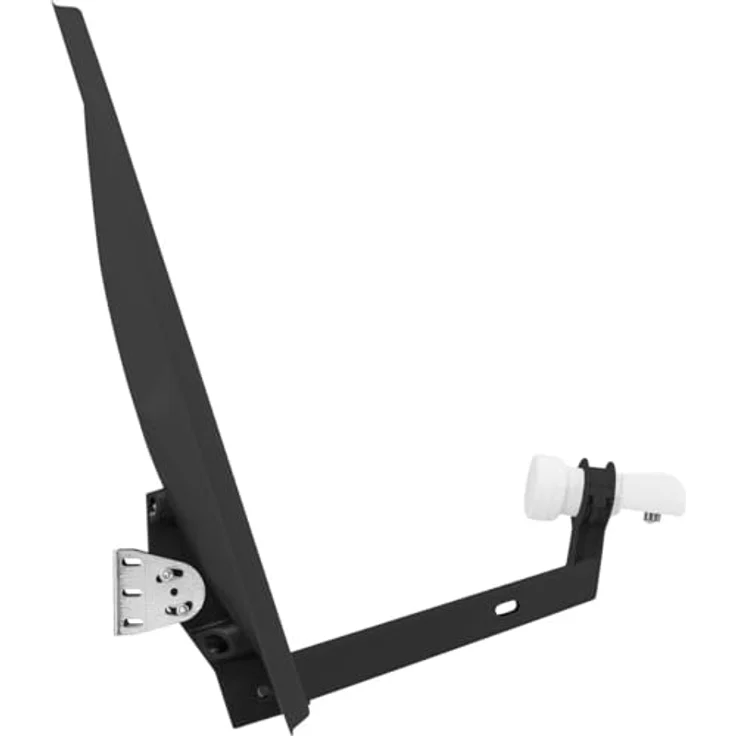 TechniSat TECHNITENNE 60, Satellitenschüssel mit Twin-LNB, 60 cm, anthrazit, inkl. 2x 10m COAXSAT-Kabel – Bild 4