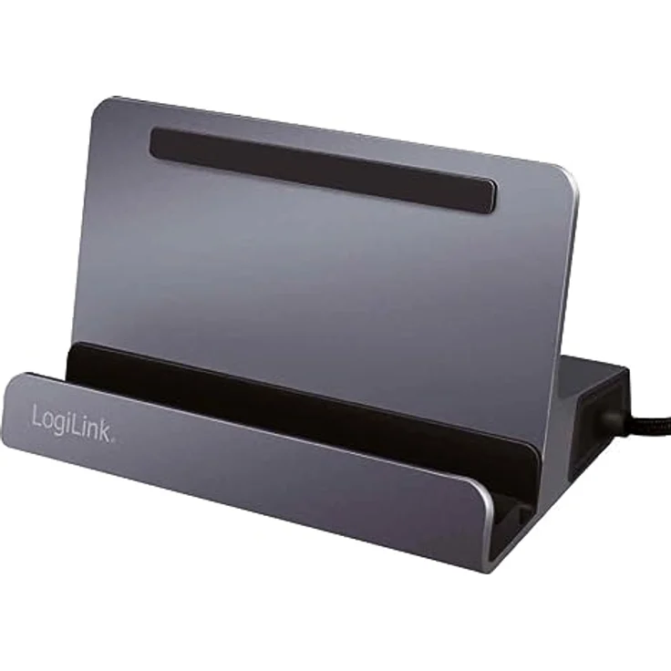 USB 3.2 Gen1 Dockingstation 6-Port mit USB PD (PowerDelivery 100W) aus Aluminium, Halterung für Tablets, Smartphones und Controller – Bild 4