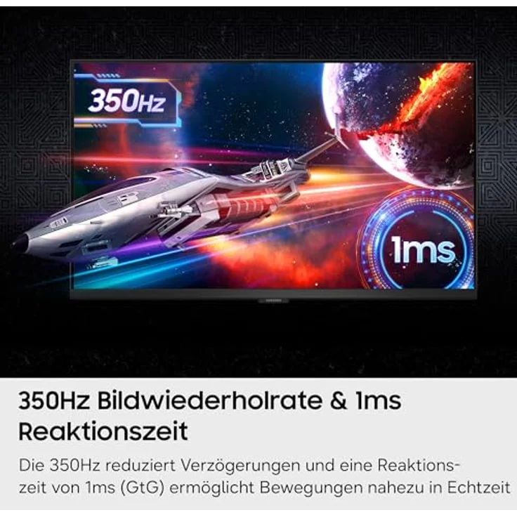 Samsung 27’’ Odyssey G6 G60F, 350Hz QHD Gaming Monitor für E-Sport mit 1ms Reaktionszeit und VESA DisplayHDR 400 – Bild 9