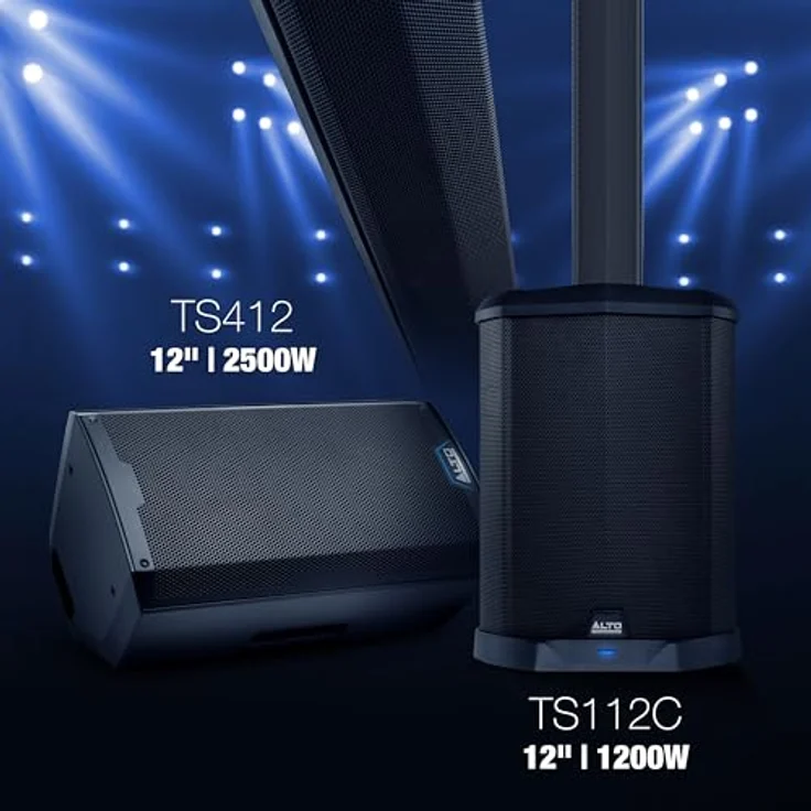 ALTO TS412, 2500 Watt 12-Zoll Aktiver PA-Lautsprecher mit 3-Kanal Mixer, Bluetooth-Streaming, DSP App, schwarz – Bild 5
