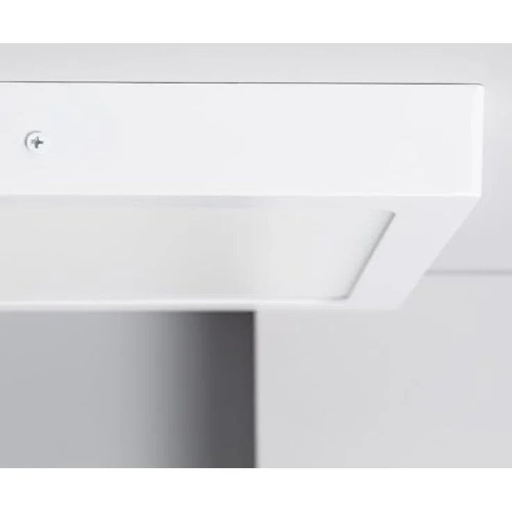 LEDKIA LIGHTING LED Deckenleuchte 24W Eckig 300x300 mm Aluminium für Wohnzimmer, Küche, Schlafzimmer in silber – Bild 3