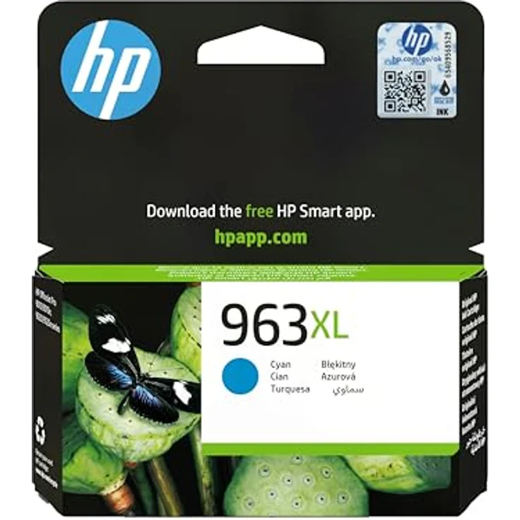 HP 963XL (3JA27AE) cyan Druckerpatrone, originale Druckerpatrone mit hoher Druckleistung von ca. 1.600 Seiten – Bild 1