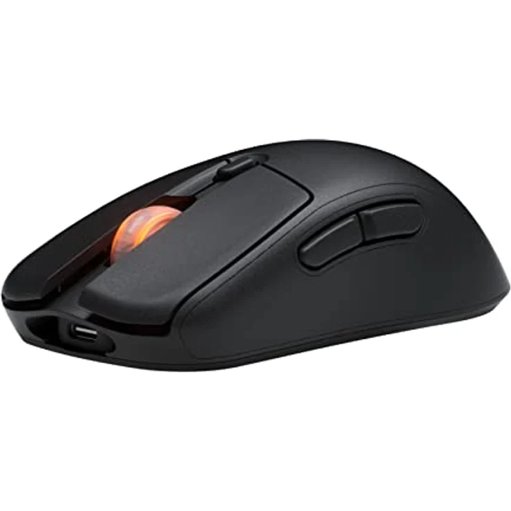 Fnatic BOLT Schwarz kabellose Gaming Maus – Pixart 3370 Sensor, 67g, WiFi & Bluetooth Akkulaufzeit 110–210 h, USB-C-Aufladung, Kailh GM 8.0-Schalter, 4 Profile 4 DPI-Stufen, reine PTFE-Skates, Windows – Bild 3