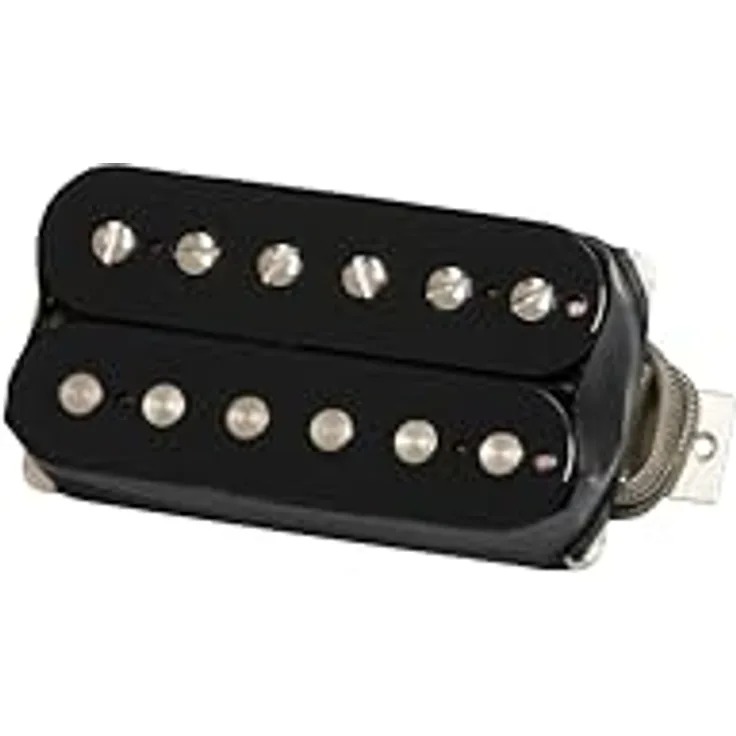 Gibson Custombucker Double Black, Humbucker Tonabnehmer für E-Gitarre, klassischer PAF Sound, Vintage Output, Double Black
