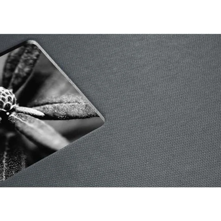 Hama Jumbo Fotoalbum, 36 x 32 cm, 50 schwarze Seiten, 25 Blatt, mit Ausschnitt für Bildeinschub, Fotobuch grau – Bild 2