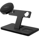 FIXED Kabellose 3-in-1-Ladestation für iPhone, Apple Watch und Airpods Schwarz