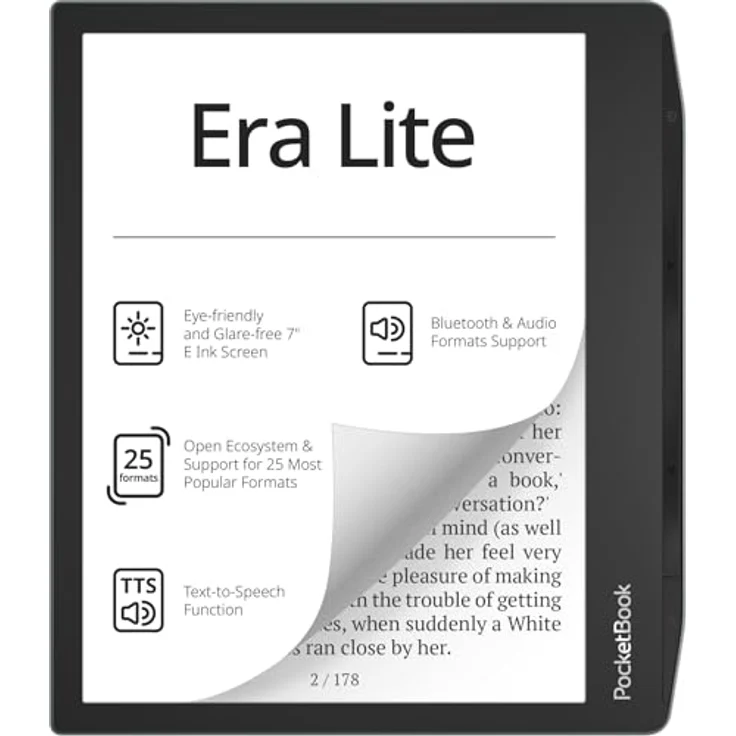 PocketBook Era Lite, E-Book-Reader mit 7 Zoll E-Ink Carta Display, 16 GB Speicher und wasserdichtem Design – Bild 1