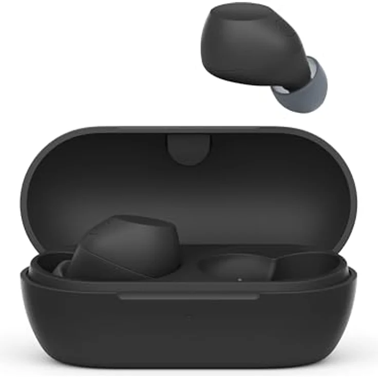 Sony WF-C710NSA, Truly Wireless Noise Cancelling Earbuds, IPX4, Touch-Bedienung, Multipoint-Verbindung, bis zu 40 Std Akku - Schwarz – Bild 1