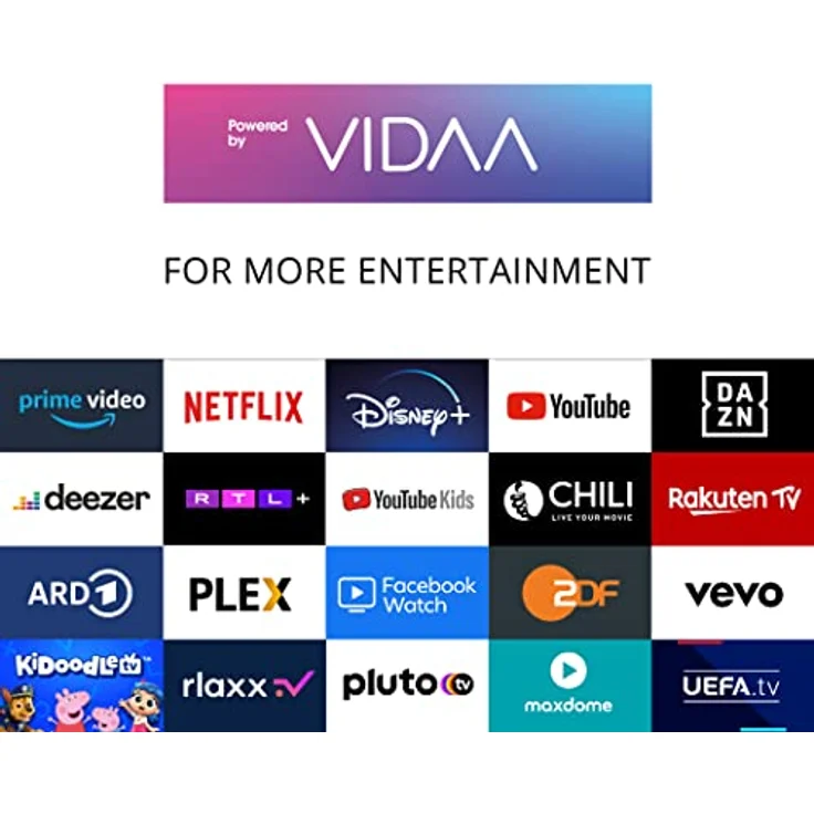 DYON Smart 40 VX-2 100 cm (40 Zoll) Fernseher (Full-HD Smart TV, HD Triple Tuner (DVB-C/-S2/-T2), App Store, Prime Video, Netflix, YouTube, DAZN, Disney+) [Modelljahr 2023], Schwarz – Bild 4