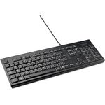 Kensington KB100 EQ - Vollformat USB Tastatur Schwarz