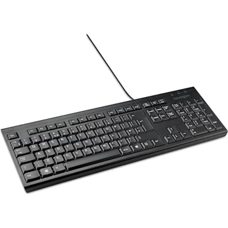 Kensington KB100 EQ - Vollformat USB Tastatur Schwarz