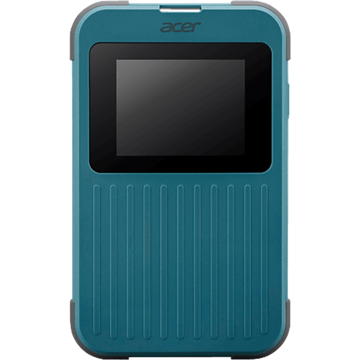ACER Connect Enduro M4 5G, Mobiler Wi-Fi Hotspot mit robustem Design, 20GB, Type-C USB 3.0 und integriertem Display