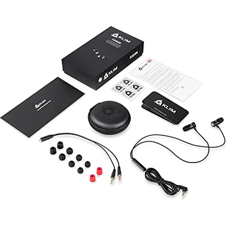 KLIM Fusion In-Ear Kopfhörer mit Memory Foamblau – Bild 5