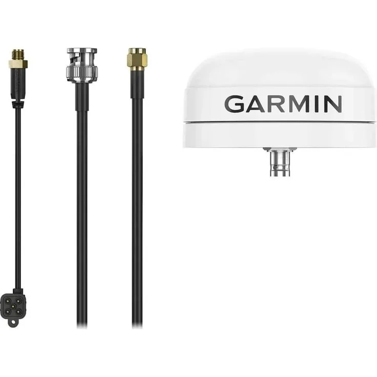 Garmin Externe GPS-Antenne mit Halterung, Schwarz, robust und wasserdicht für optimalen Signalempfang
