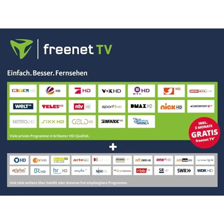 DigitalBox 77-560-00 Imperial T 2 IR Plus DVB-T2 HD Receiver mit Irdeto Entschlüsselung Freenet TV, H.265-HEVC, PVR Ready, HDMI, SCART, USB, LAN schwarz – Bild 5
