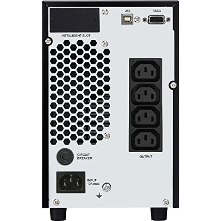 FSP Champ Tower 2K Unterbrechungsfreie Stromversorgung (USV) Doppelwandler (Online) 2 kVA 1800 W, mit Mikroprozessorsteuerung und ECO-Modus, schwarz – Bild 2