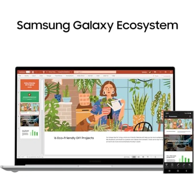 SAMSUNG Galaxy Book4, Notebook, mit 15,6 Zoll Display, IntelÂ® Coreâ„¢ 3,100U Prozessor, 8 GB RAM, 256 SSD, Onboard Graphics, Silver, Windows 11 Pro (64 Bit) – Bild 6