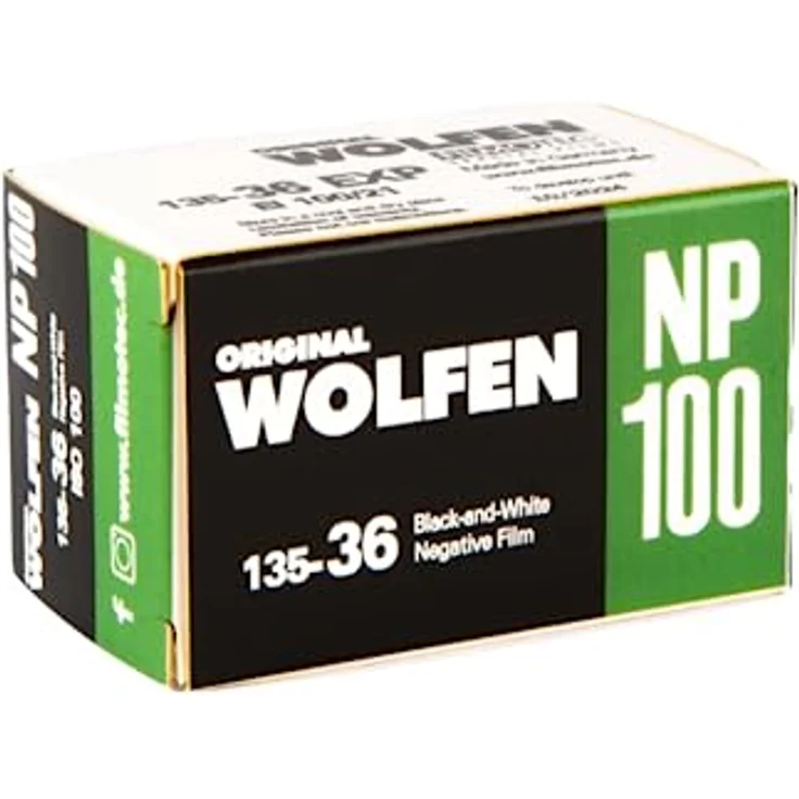 original WOLFEN (ORWO) NP100-36 schwarz/weiß 35mm Kleinbildfilm 100 ASA 36 Aufnahmen/Made IN Germany – Bild 1