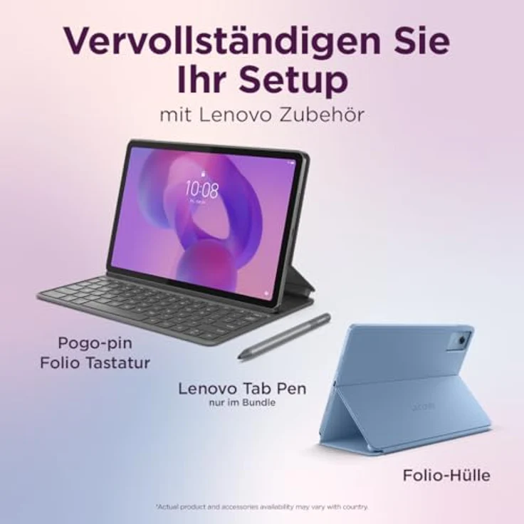 Lenovo Idea Tab 11" Tablet, 2.5K Display, MediaTek Dimensity 6300, 8 GB RAM, 128 GB Speicher, Wi-Fi 5, Bluetooth 5.2, 7040 mAh Akku – Bild 13