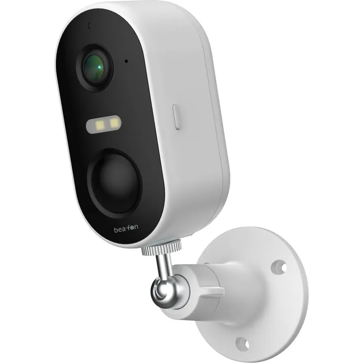 Bea-Fon Safer 2L, Outdoor Netzwerkkamera mit Super HD Auflösung, Schwarz und Weiss