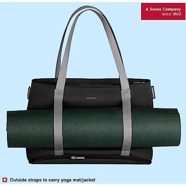 Wenger Laptoptasche Motion Deluxe Tote, Tragetasche, Arbeitstasche, Freizeittasche, in Schwarz – Bild 5