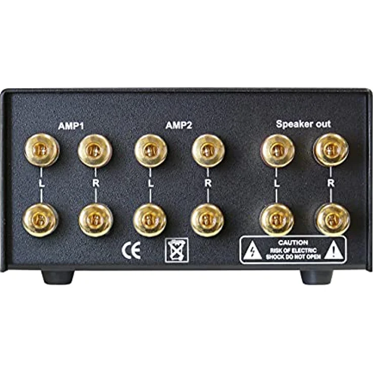 Dynavox AMP-S Verstärker-Boxen-Umschalter schwarz – Bild 4