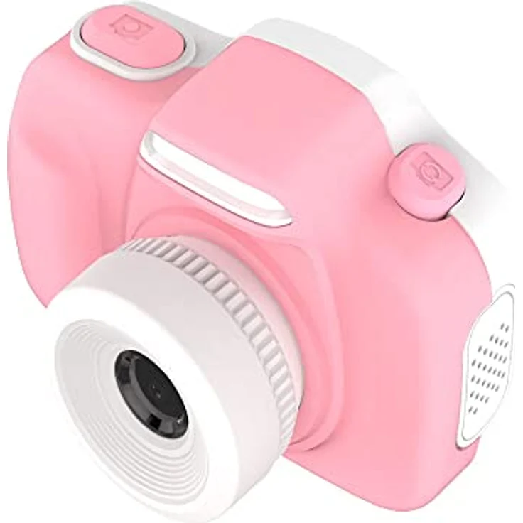 OAXIS myFirst Kinder Full HD 16MP Digitalkamera mit Dual-Linse, Frontkamera, Selfie-Objektiv und Silikon-Schutzhülle, Blau – Bild 1