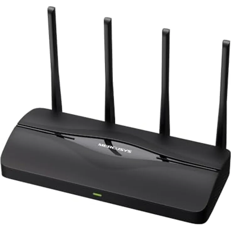 Mercusys BE3600 Dual-Band Wi-Fi 7 Router MR27BE, 2880 Mbit/s, 3 Gigabit Ethernet-Ports, Schwarz