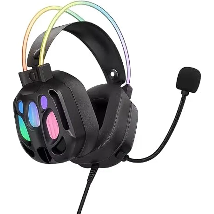 Onikuma X89, kabelgebundenes Gaming Headset mit überragendem Sound, Schwarz – Bild 1