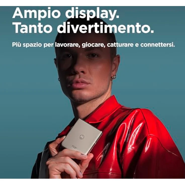 Motorola RAZR 50 17.5 cm (6.9") Dual SIM Android 14 5G USB Type-C 8 GB 256 GB 4200 mAh Grey 256 GB Grau Smartphone – Bild 2