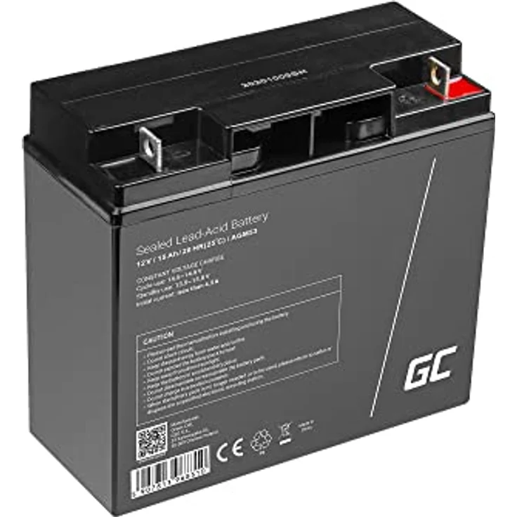 Green Cell® AGM 12V 15Ah Akku Vlies Batterie VRLA Blei Batterie Bleiakku Ersatzakku Akkubatterie Versorgungsbatterie Zyklenfest Wartungsfrei UPS | USV | Kinder-Quad | Rasenmäher | Rollstuhl | eBike - Preisvergleich – Bild 2