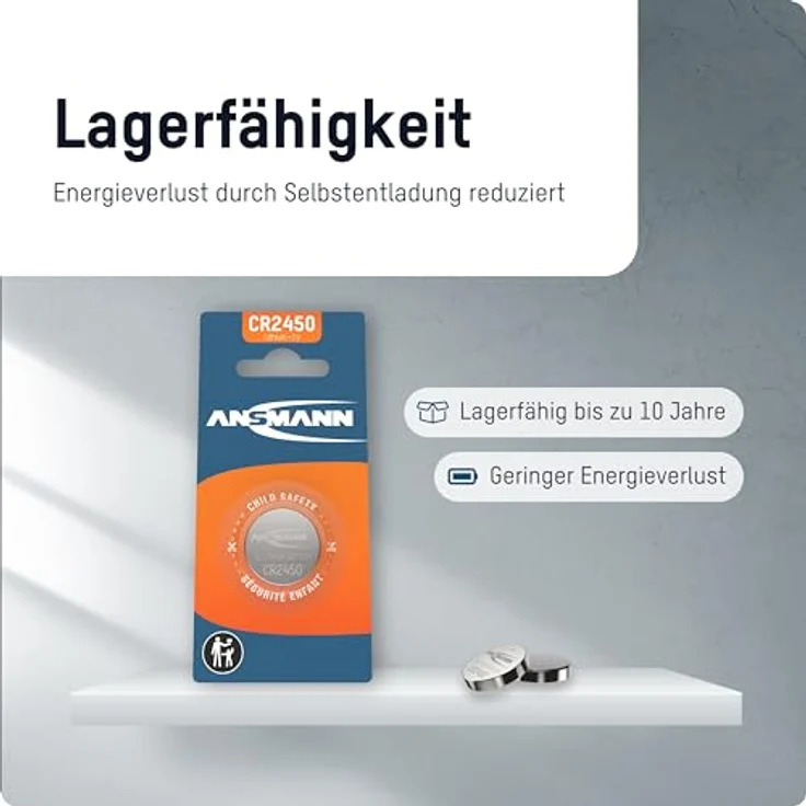 ANSMANN 5020112 Knofpzelle Batterie Lithium CR2450 - 3V – Bild 6