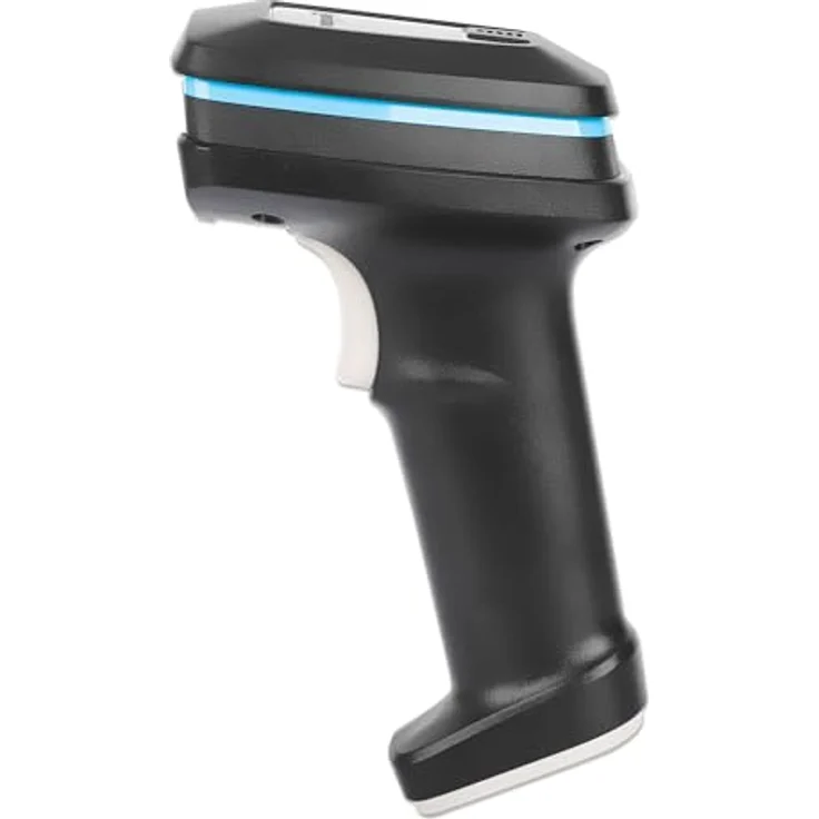 Manhattan Kabelloser 2D Long Range LED-Barcodescanner, 1D/2D Barcode-Scanner mit 80 m Reichweite, IP52 Schutz, Schwarz – Bild 8