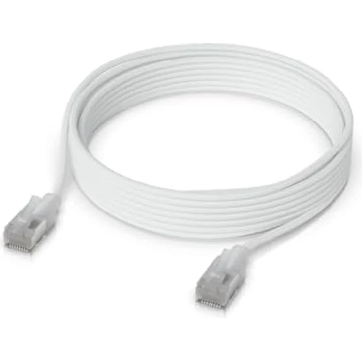 Ubiquiti UniFi UACC-Cable-Patch-EL-C6A-3M-W, Cat.6a Premium-Patchkabel, 3m, geschirmt, weiß, für 10 GbE-Netzwerke mit PoE-Unterstützung – Bild 3
