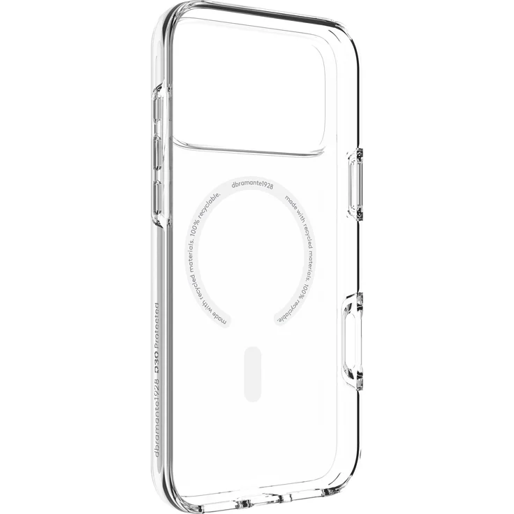 dbramante1928 Iceland Ultra, Smartphone Hülle für Apple iPhone 17 Pro Max, transparent, mit MagSafe-Kompatibilität und D3O-Stossdämpfung – Bild 1