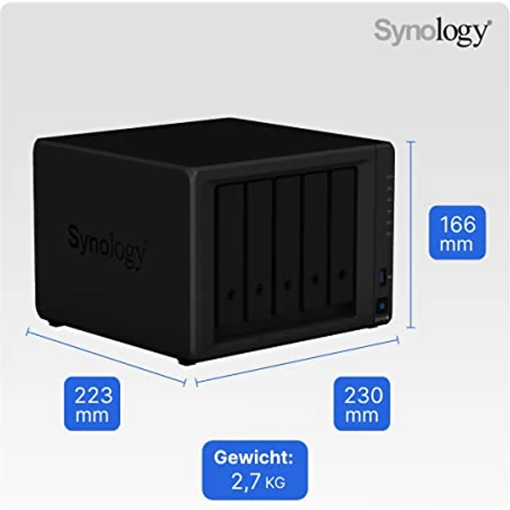 Synology DiskStation DS1522+ NAS/Storage Server Tower Ethernet LAN Black R1600 – Bild 5