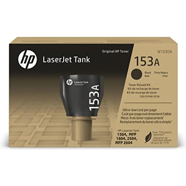HP 153A LaserJet Tank Toner-Nachfüllkit, Schwarz, für bis zu 2.500 Seiten