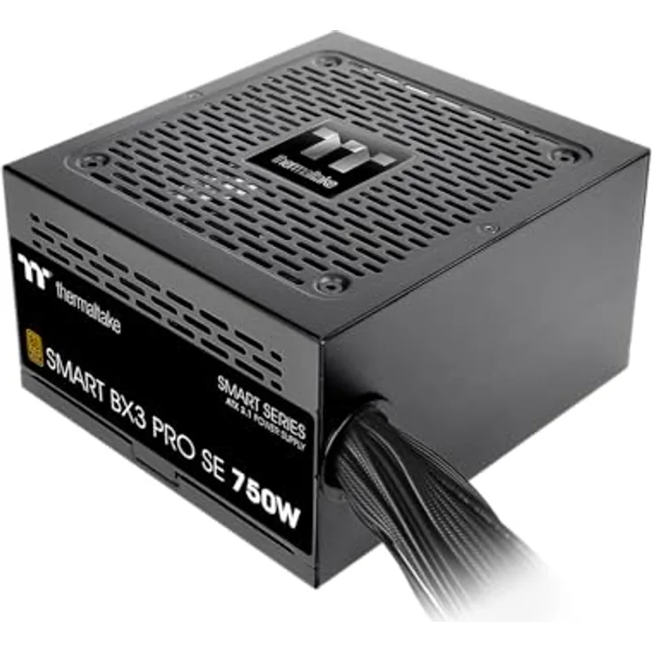 Thermaltake Smart BX3 Pro SE 750W, Non-Modular Netzteil mit 80 Plus Bronze, leiser 120 mm Hydrauliklager-Lüfter und flachen Kabeln für optimales Kabelmanagement