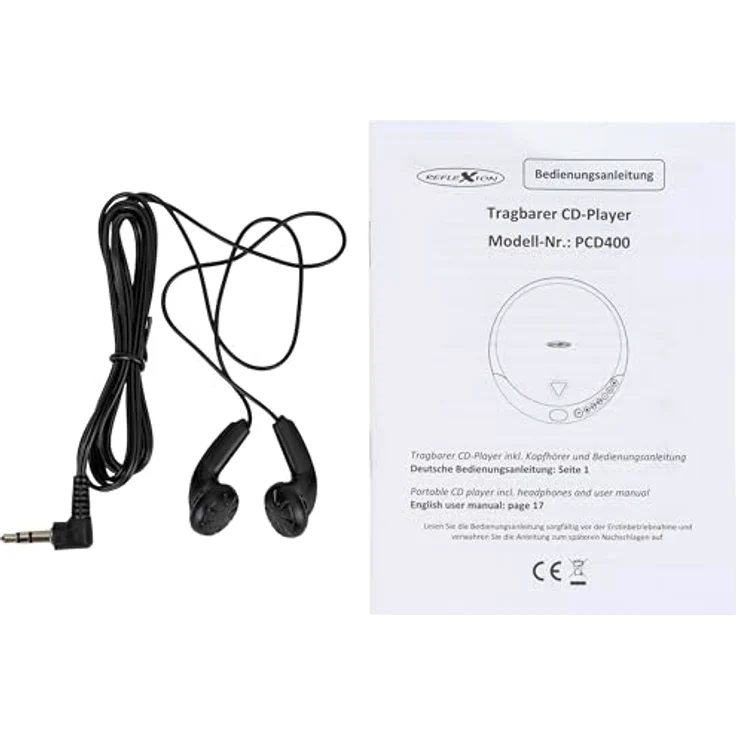 Reflexion PCD400 Tragbarer CD-Player CD, CD-R, CD-RW Schwarz – Bild 6