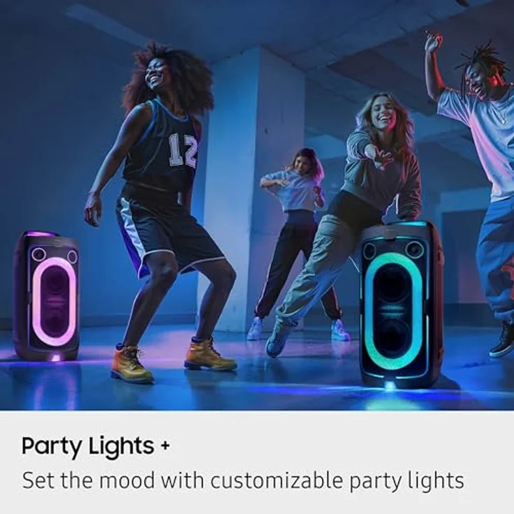 Samsung ST50F Sound Tower Tragbarer Lautsprecher, integrierter Akku, Bluetooth, IPX4 spritzwassergeschützt, bis zu 18 Stunden Akkulaufzeit, direktionaler Sound, 3 Bass-Modi, MX-ST50F/ZA – Bild 4