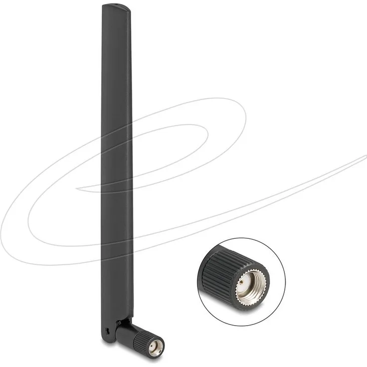 Delock WLAN-Antenne Dipol, ungerichtet, 4.4 dBi, Direktmontage