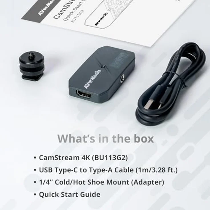 AVerMedia Video Capture Box, Live Streamer CAP 4K (BU113G2), Game Recorder mit 4K Auflösung und hoher Übertragungsqualität – Bild 10
