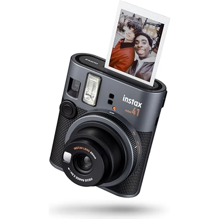 INSTAX instax Mini 41 ™ PH EX D Sofortbildkamera, Selfielinse, Nahaufnahmemodus, anthrazit