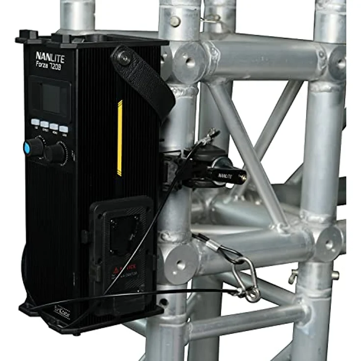 NANLITE Nanlite Superklemme für Forza 720/720B/500 II/500B II/300 II/300B II, Flexible Montagemöglichkeiten, umsetzbarer Griff, viel Hebelwirkung, schwarz – Bild 4