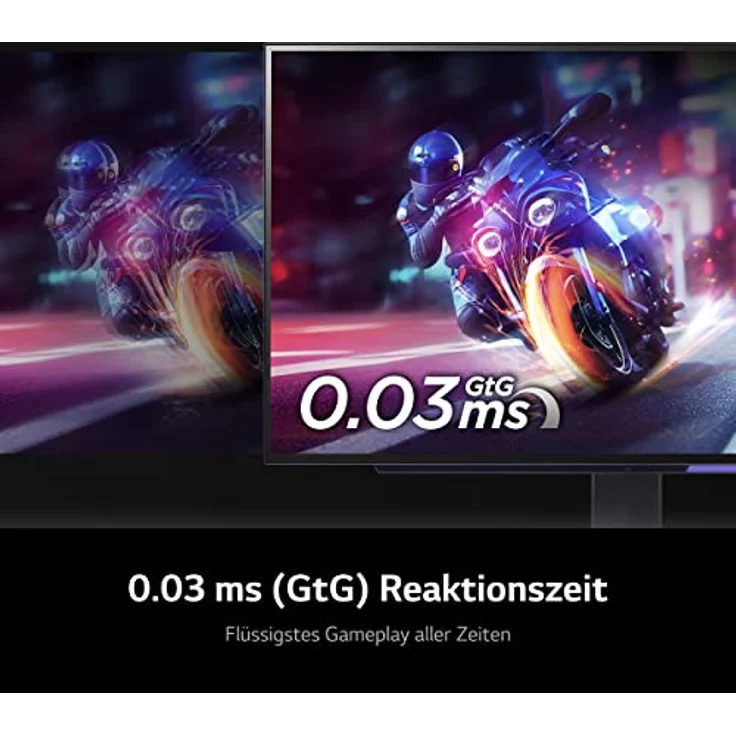 LG Electronics 27GR95QE-B Ultragear Gaming Monitor 27" (67,32 cm), OLED, 2.560 x 1.440, 16:9, WQHD 1440p, 98,5% DCI-P3, HDR10, 0,03 ms GtG, 200 cd/m², 240 Hz - Schwarz – Bild 3