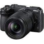 Nikon Z 30 KIT Z DX 18-140mm 1:3,5-6.3 VR (20,9 MP, 11 Bilder pro Sekunde, Hybrid-AF mit Fokus-Assistent, ISO 100-51.200, 4K UHD Video mit bis zu 125 Minuten Länge) Schwarz