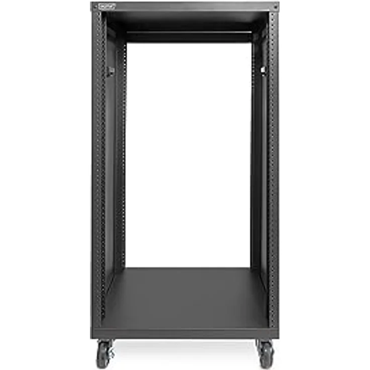 DIGITUS Universal 19-Zoll Equipment Rack - 21HE - unmontiert - Audio-Video-Zubehör - Audio-Rack - Traglast 136 kg - mit Rollen - schwarz - Preisvergleich – Bild 3