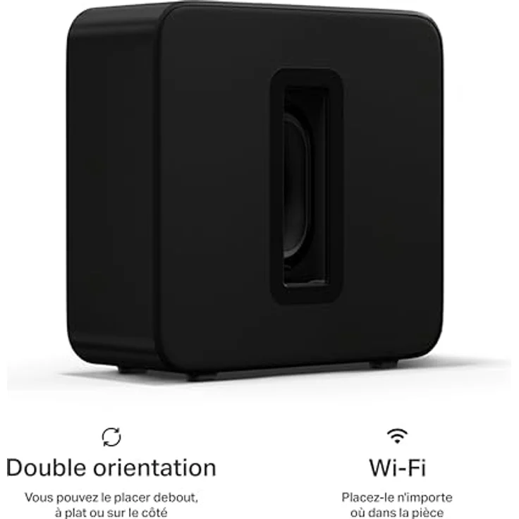 Sonos Sub 4 – WLAN-Subwoofer – Schwarz, kraftvoller Bass für dein Heimkino und Musikgenuss – Bild 5